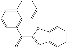 2-(naphthalen-1-ylcarbonyl)-1-benzofuran 结构式