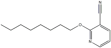 2-(octyloxy)pyridine-3-carbonitrile 结构式