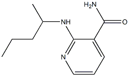 2-(pentan-2-ylamino)pyridine-3-carboxamide 结构式