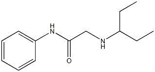 2-(pentan-3-ylamino)-N-phenylacetamide 结构式