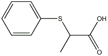 2-(phenylsulfanyl)propanoic acid 结构式