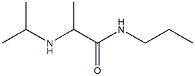 2-(propan-2-ylamino)-N-propylpropanamide 结构式