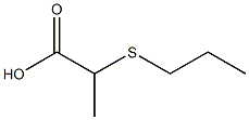 2-(propylthio)propanoic acid 结构式