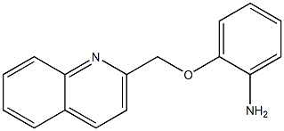 2-(quinolin-2-ylmethoxy)aniline 结构式