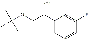 2-(tert-butoxy)-1-(3-fluorophenyl)ethan-1-amine 结构式