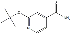 2-(tert-butoxy)pyridine-4-carbothioamide 结构式