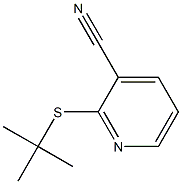 2-(tert-butylsulfanyl)pyridine-3-carbonitrile 结构式