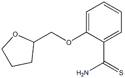 2-(tetrahydrofuran-2-ylmethoxy)benzenecarbothioamide 结构式