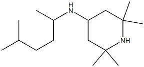 2,2,6,6-tetramethyl-N-(5-methylhexan-2-yl)piperidin-4-amine 结构式