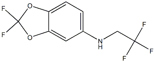 2,2-difluoro-N-(2,2,2-trifluoroethyl)-2H-1,3-benzodioxol-5-amine 结构式