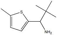 2,2-dimethyl-1-(5-methylthiophen-2-yl)propan-1-amine 结构式