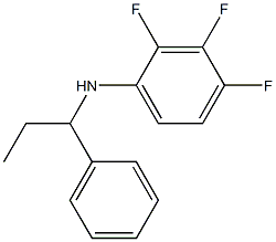 2,3,4-trifluoro-N-(1-phenylpropyl)aniline 结构式