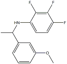 2,3,4-trifluoro-N-[1-(3-methoxyphenyl)ethyl]aniline 结构式