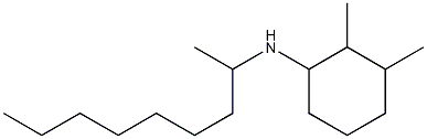 2,3-dimethyl-N-(nonan-2-yl)cyclohexan-1-amine 结构式