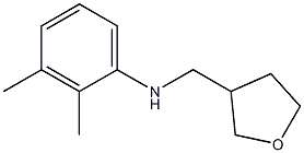 2,3-dimethyl-N-(oxolan-3-ylmethyl)aniline 结构式