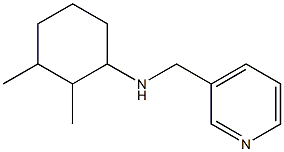 2,3-dimethyl-N-(pyridin-3-ylmethyl)cyclohexan-1-amine 结构式