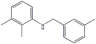 2,3-dimethyl-N-[(3-methylphenyl)methyl]aniline 结构式