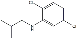 2,5-dichloro-N-(2-methylpropyl)aniline 结构式