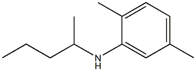 2,5-dimethyl-N-(pentan-2-yl)aniline 结构式