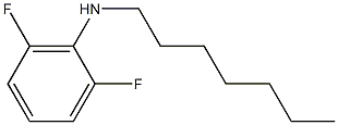 2,6-difluoro-N-heptylaniline 结构式