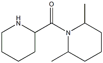 2,6-dimethyl-1-(piperidin-2-ylcarbonyl)piperidine 结构式