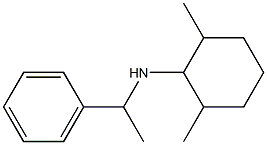 2,6-dimethyl-N-(1-phenylethyl)cyclohexan-1-amine 结构式