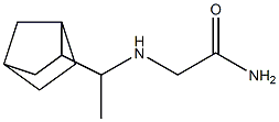 2-[(1-{bicyclo[2.2.1]heptan-2-yl}ethyl)amino]acetamide 结构式