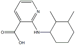 2-[(2,3-dimethylcyclohexyl)amino]pyridine-3-carboxylic acid 结构式