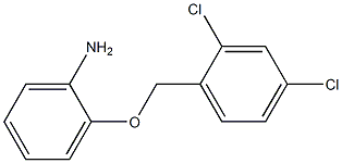 2-[(2,4-dichlorophenyl)methoxy]aniline 结构式