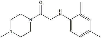 2-[(2,4-dimethylphenyl)amino]-1-(4-methylpiperazin-1-yl)ethan-1-one 结构式