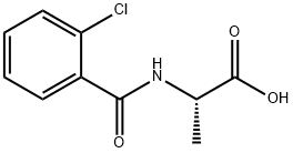 2-[(2-chlorophenyl)formamido]propanoic acid 结构式