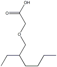 2-[(2-ethylhexyl)oxy]acetic acid 结构式