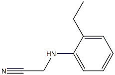 2-[(2-ethylphenyl)amino]acetonitrile 结构式