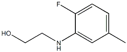 2-[(2-fluoro-5-methylphenyl)amino]ethan-1-ol 结构式