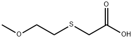 2-[(2-methoxyethyl)sulfanyl]acetic acid 结构式