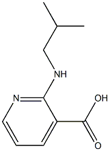 2-[(2-methylpropyl)amino]pyridine-3-carboxylic acid 结构式