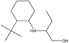 2-[(2-tert-butylcyclohexyl)amino]butan-1-ol 结构式
