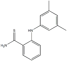 2-[(3,5-dimethylphenyl)amino]benzene-1-carbothioamide 结构式