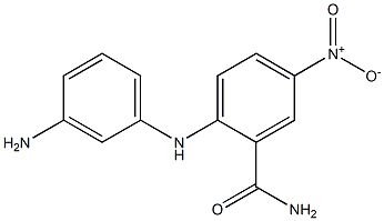 2-[(3-aminophenyl)amino]-5-nitrobenzamide 结构式