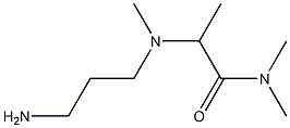 2-[(3-aminopropyl)(methyl)amino]-N,N-dimethylpropanamide 结构式
