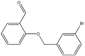 2-[(3-bromophenyl)methoxy]benzaldehyde 结构式