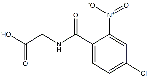 2-[(4-chloro-2-nitrophenyl)formamido]acetic acid 结构式