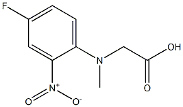 2-[(4-fluoro-2-nitrophenyl)(methyl)amino]acetic acid 结构式