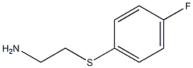 2-[(4-fluorophenyl)thio]ethanamine 结构式