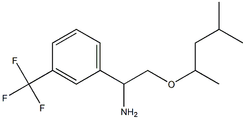 2-[(4-methylpentan-2-yl)oxy]-1-[3-(trifluoromethyl)phenyl]ethan-1-amine 结构式