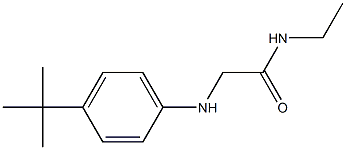 2-[(4-tert-butylphenyl)amino]-N-ethylacetamide 结构式