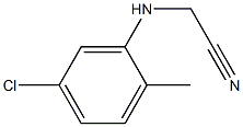 2-[(5-chloro-2-methylphenyl)amino]acetonitrile 结构式