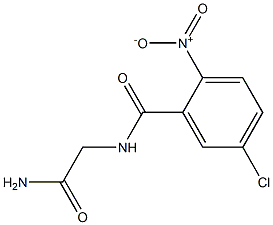 2-[(5-chloro-2-nitrophenyl)formamido]acetamide 结构式