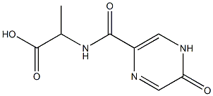 2-[(5-oxo-4,5-dihydropyrazin-2-yl)formamido]propanoic acid 结构式