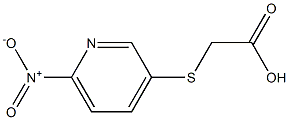 2-[(6-nitropyridin-3-yl)sulfanyl]acetic acid 结构式